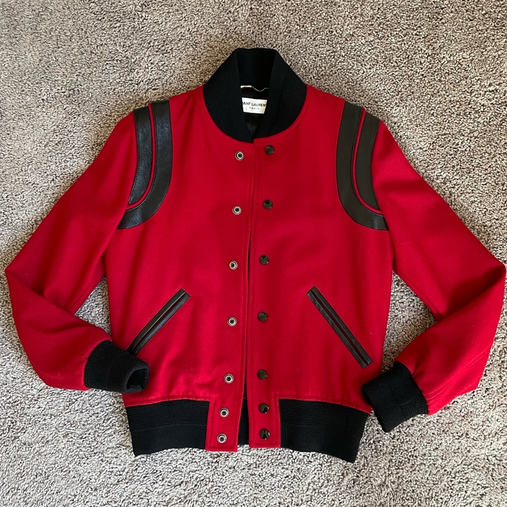 Saint Laurent YSL Classic Teddy Jacket